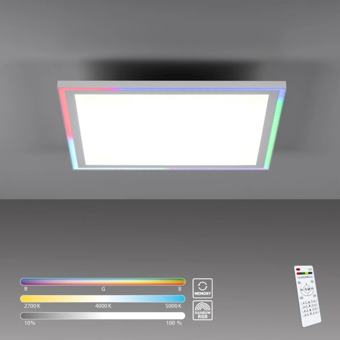 Leuchten Direkt EDGING Deckenleuchte LED Weiß, 1-flammig, Fernbedienung – Bild 9