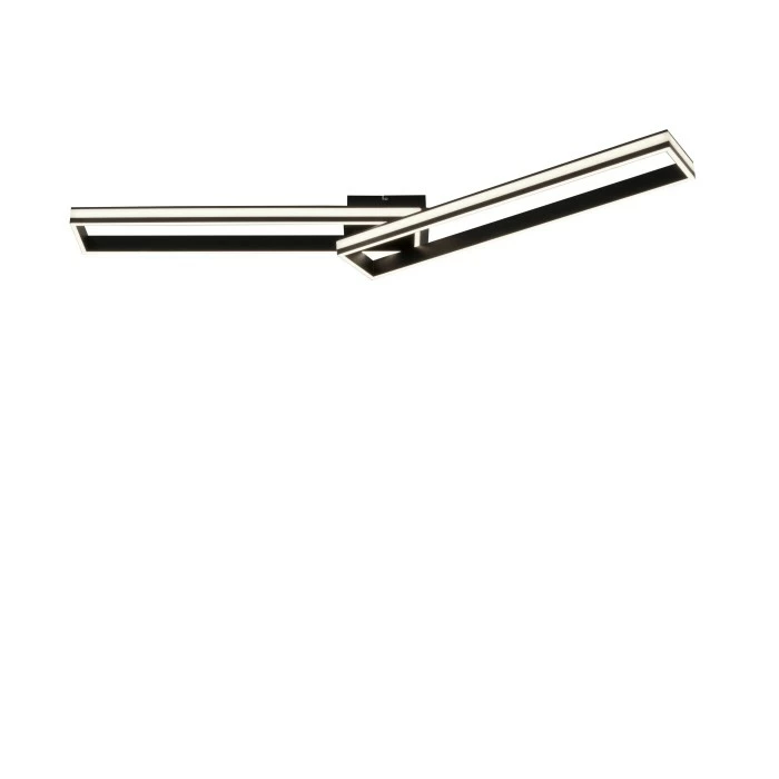 Leuchten Direkt ELIS Deckenleuchte LED Schwarz, 2-flammig, Fernbedienung – Bild 5