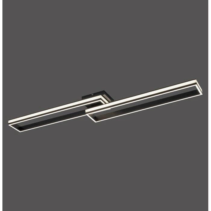 Leuchten Direkt ELIS Deckenleuchte LED Schwarz, 2-flammig, Fernbedienung – Bild 10