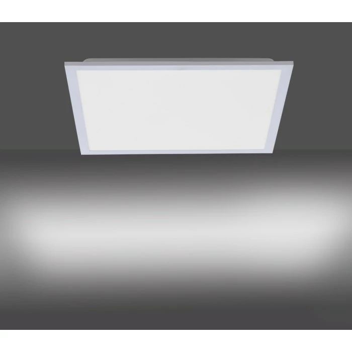 Leuchten Direkt FLAT Deckenpanel LED Silber, 1-flammig, Fernbedienung – Bild 7
