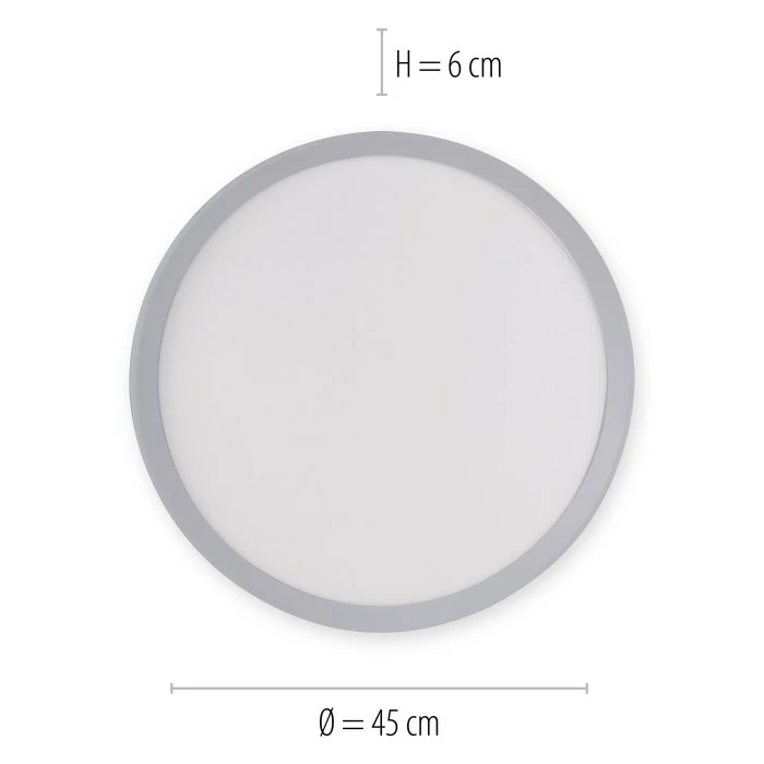 Leuchten Direkt GALACTICA Deckenleuchte LED Weiß, 1-flammig, Fernbedienung, Farbwechsler – Bild 4