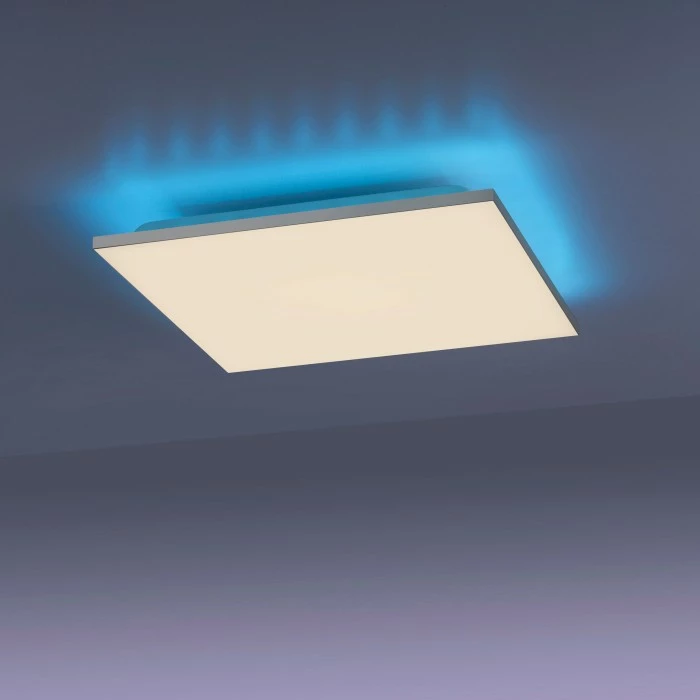 Leuchten Direkt GUSTAV Deckenleuchte LED Weiß, 1-flammig, Fernbedienung, Farbwechsler – Bild 6