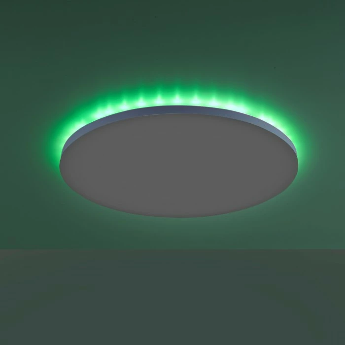 Leuchten Direkt GUSTAV Deckenleuchte LED Weiß, 1-flammig, Fernbedienung, Farbwechsler – Bild 10