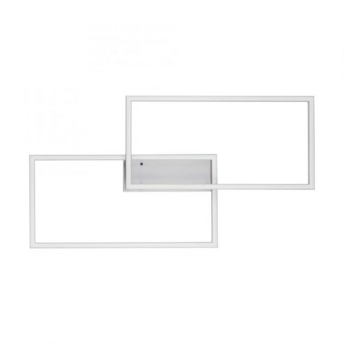 Leuchten Direkt IVAN Deckenleuchte LED Stahl gebürstet, 2-flammig, Fernbedienung – Bild 3