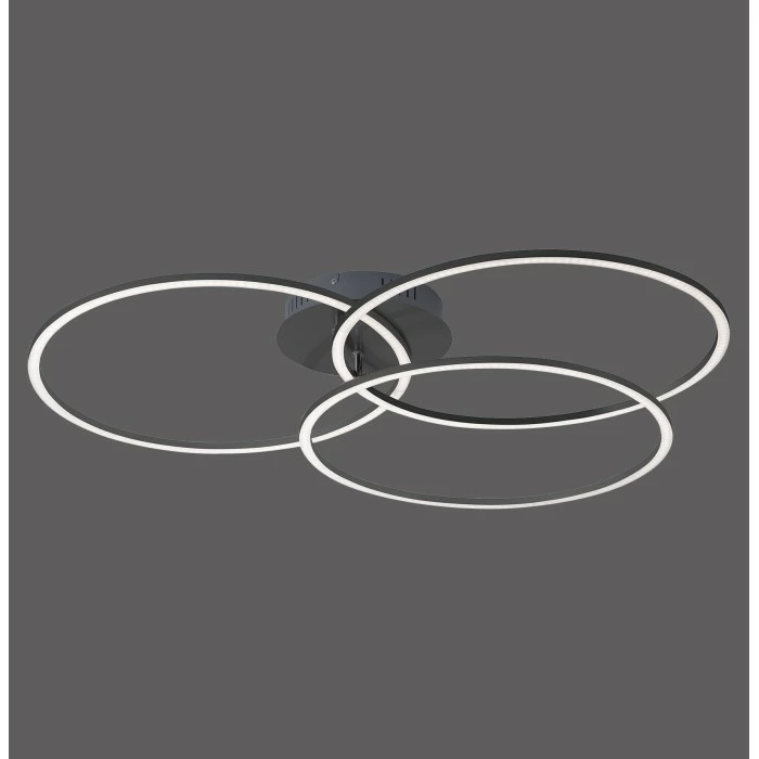 Leuchten Direkt IVANKA Deckenleuchte LED Schwarz, 3-flammig â Bild 3