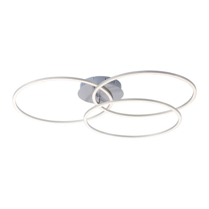 Leuchten Direkt IVANKA Deckenleuchte LED Nickel-Matt, 3-flammig – Bild 4