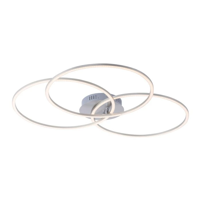 Leuchten Direkt IVANKA Deckenleuchte LED Nickel-Matt, 3-flammig – Bild 5