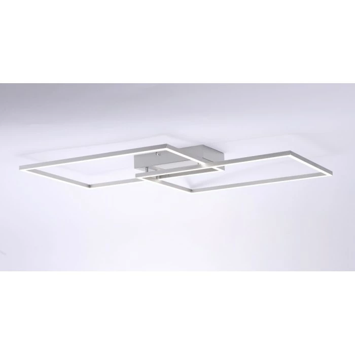 Leuchten Direkt IVEN Deckenleuchte LED Edelstahl, 2-flammig, Fernbedienung – Bild 8