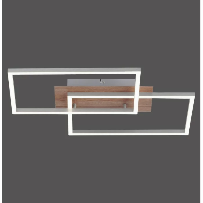 Leuchten Direkt IVEN Deckenleuchte LED Holz hell, 2-flammig, Fernbedienung – Bild 2