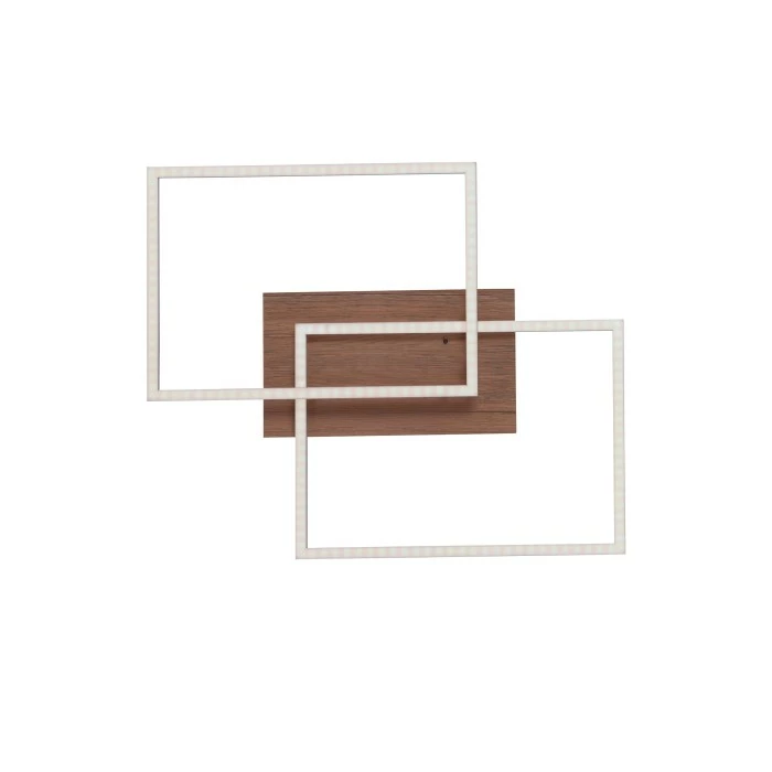 Leuchten Direkt IVEN Deckenleuchte LED Holz hell, 2-flammig, Fernbedienung – Bild 4