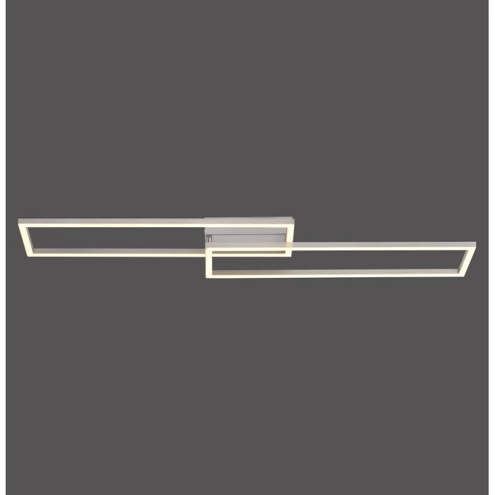 Leuchten Direkt IVEN Deckenleuchte LED Stahl gebürstet, 2-flammig – Bild 9