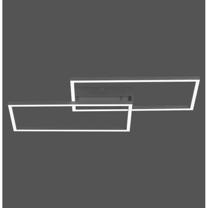 Leuchten Direkt IVEN Deckenleuchte LED Schwarz, 2-flammig, Fernbedienung – Bild 2