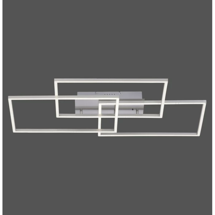 Leuchten Direkt IVEN Deckenleuchte LED Nickel-Matt, 3-flammig, Fernbedienung – Bild 2