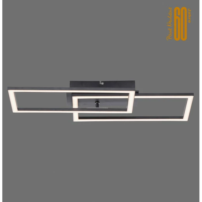 Leuchten Direkt Iven Deckenleuchte LED Schwarz, 1-flammig – Bild 2