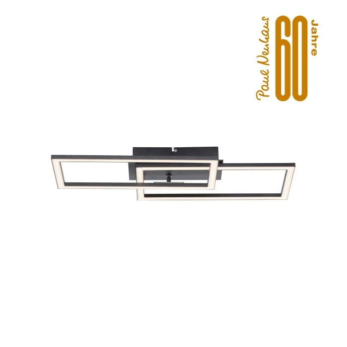 Leuchten Direkt Iven Deckenleuchte LED Schwarz, 1-flammig – Bild 3