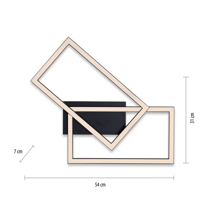 Leuchten Direkt Iven Deckenleuchte LED Schwarz, 1-flammig – Bild 8