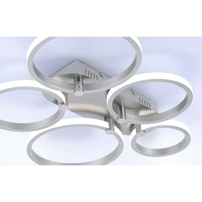 Leuchten Direkt Johanna Deckenleuchte LED Edelstahl, 5-flammig â Bild 2