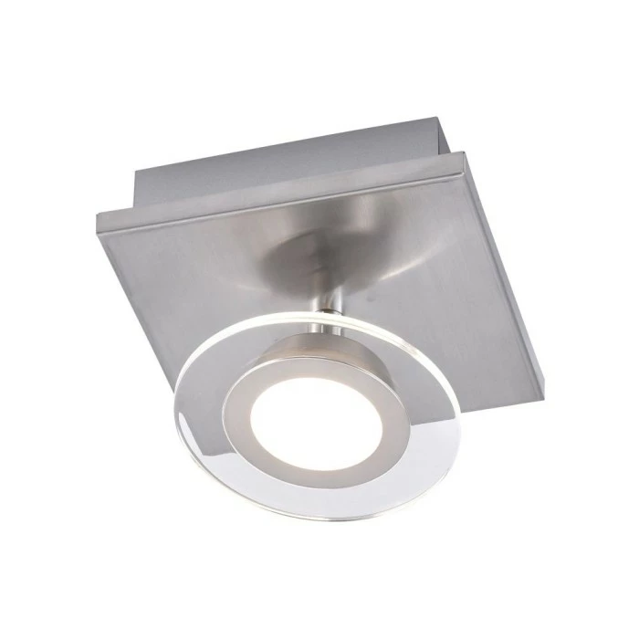 Leuchten Direkt LOLA-MIKE Deckenleuchte LED Edelstahl, 1-flammig, Fernbedienung, Farbwechsler – Bild 6