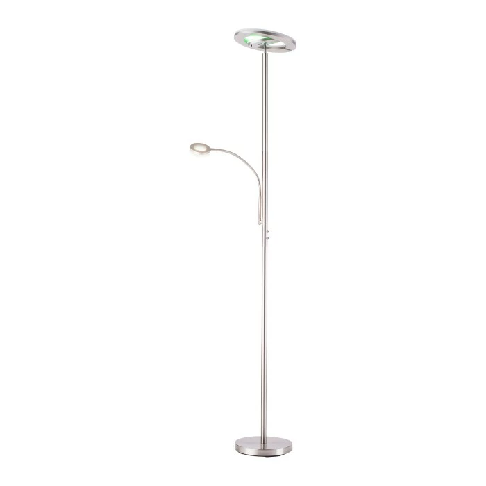 Leuchten Direkt LOLAsmart-ROCCO Deckenfluter LED Stahl gebürstet, 1-flammig, Fernbedienung – Bild 8