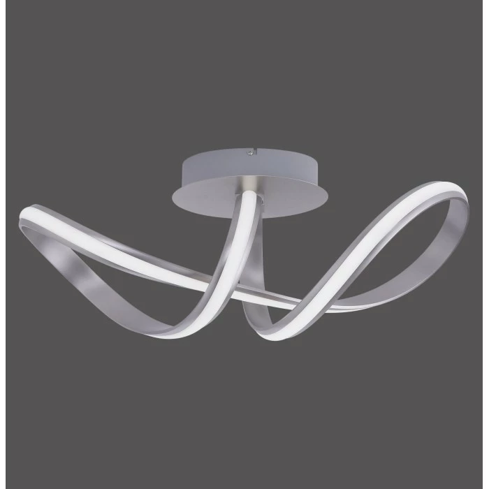 Leuchten Direkt Ls-MELINDA Deckenleuchte LED Edelstahl, 1-flammig, Fernbedienung, Farbwechsler – Bild 2