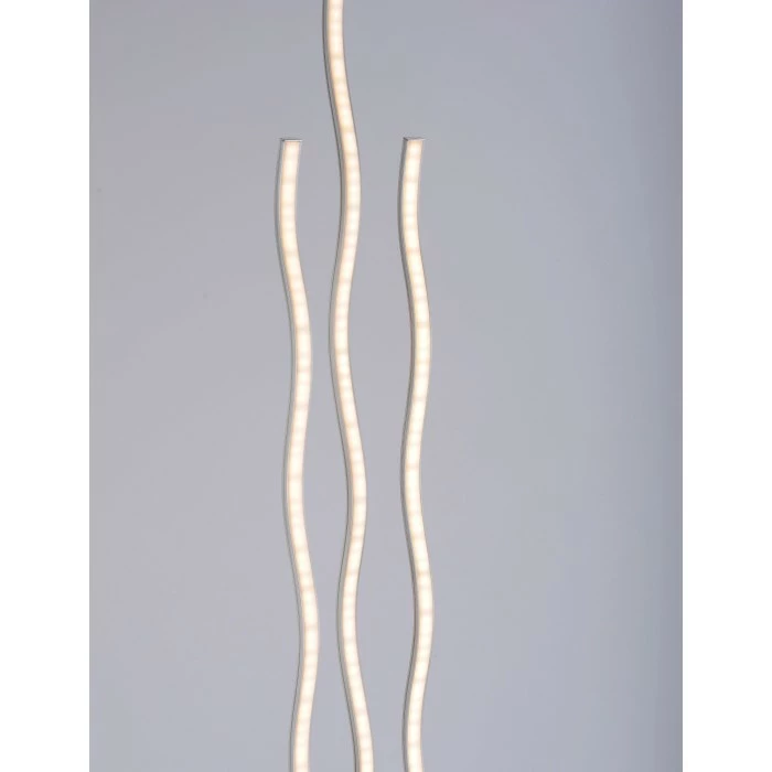 Leuchten Direkt Ls-WAVE Stehleuchte LED Edelstahl, 3-flammig, Fernbedienung, Farbwechsler – Bild 7