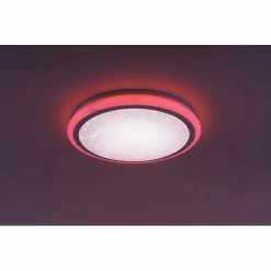 Leuchten Direkt Luisa Deckenleuchte LED Weiß, 2-flammig, Fernbedienung, Farbwechsler