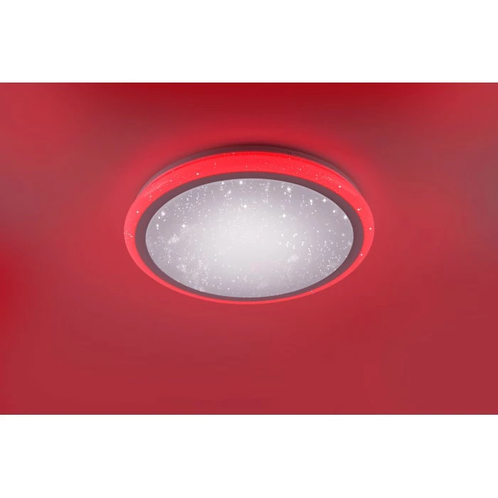 Leuchten Direkt Luisa Deckenleuchte LED Weiß, 2-flammig, Fernbedienung, Farbwechsler – Bild 4