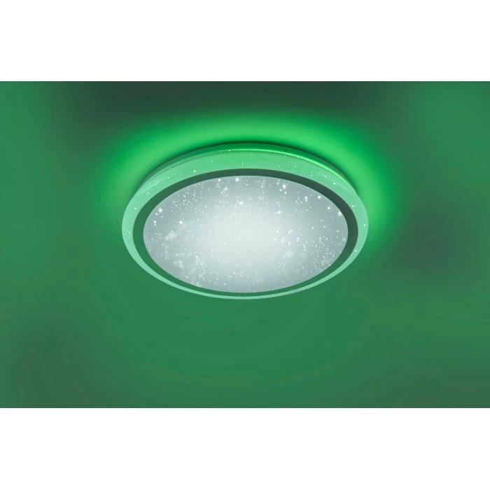 Leuchten Direkt Luisa Deckenleuchte LED Weiß, 2-flammig, Fernbedienung, Farbwechsler – Bild 5