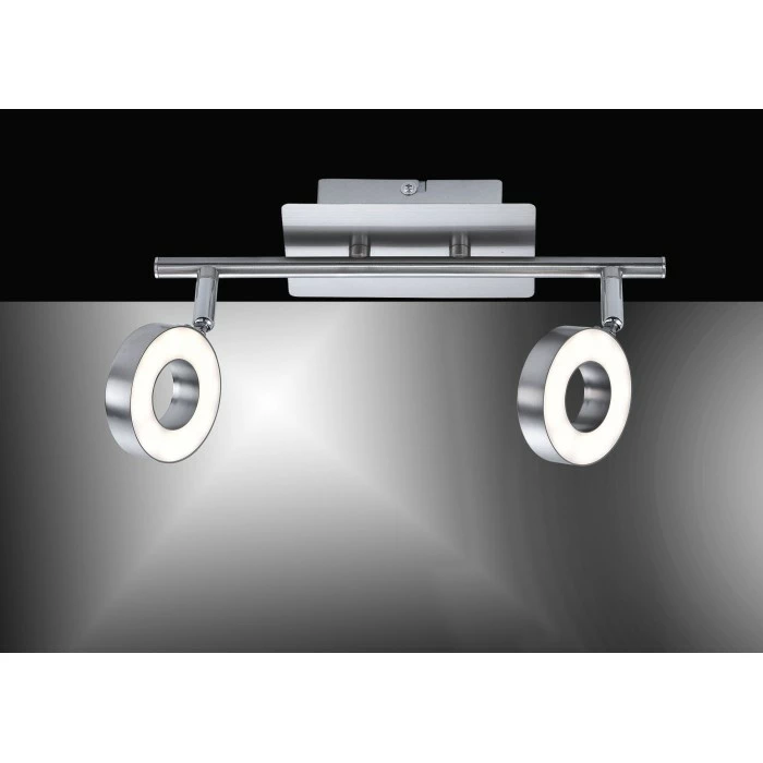 Leuchten Direkt Lukas Deckenspot LED Nickel-Matt, Chrom, 2-flammig â Bild 5