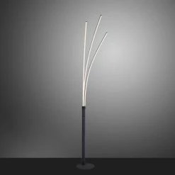 Leuchten Direkt MAJA Stehleuchte LED Schwarz, 1-flammig