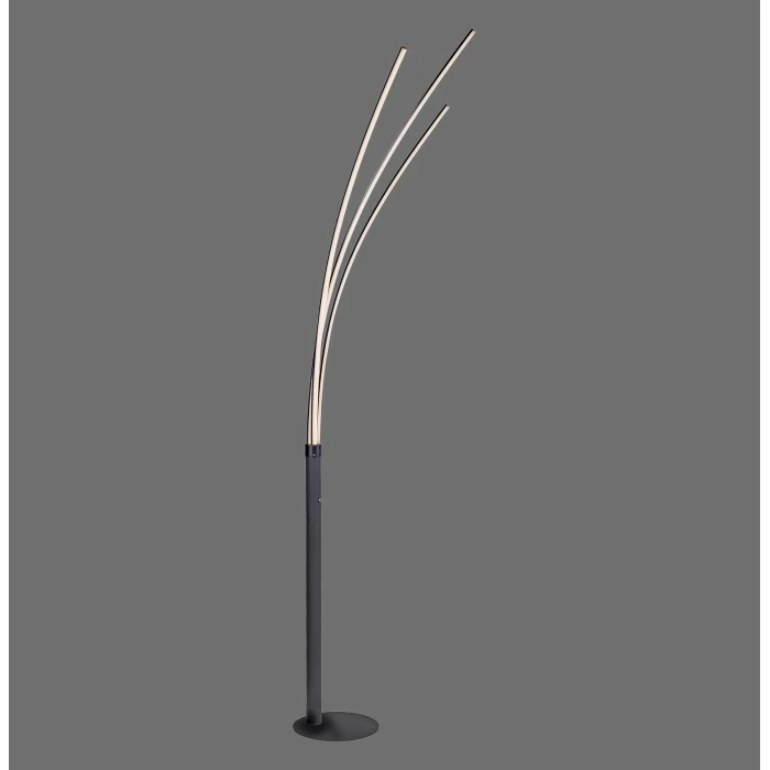 Leuchten Direkt MAJA Stehleuchte LED Schwarz, 1-flammig – Bild 7