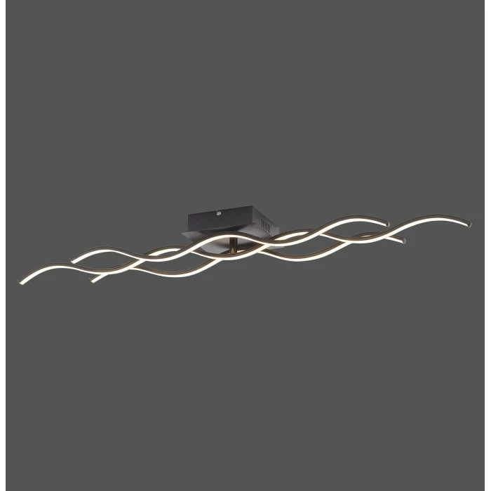 Leuchten Direkt Wave Deckenleuchte LED Schwarz, 3-flammig – Bild 3