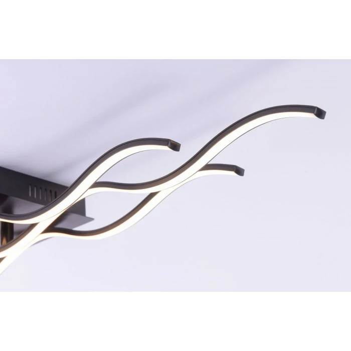 Leuchten Direkt Wave Deckenleuchte LED Schwarz, 3-flammig – Bild 5