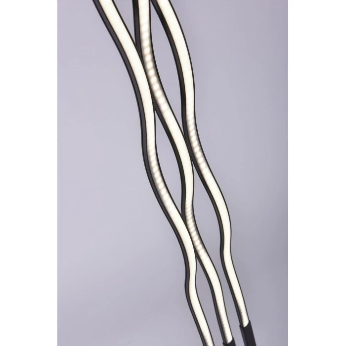 Leuchten Direkt WAVE Stehleuchte LED Schwarz, 3-flammig, Fernbedienung – Bild 5