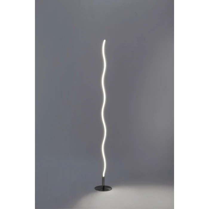 Leuchten Direkt WAVE Stehleuchte LED Edelstahl, 1-flammig – Bild 5