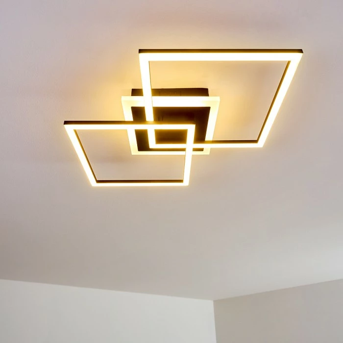 Hofstein Lithgow Deckenleuchte LED Schwarz, 1-flammig – Bild 3