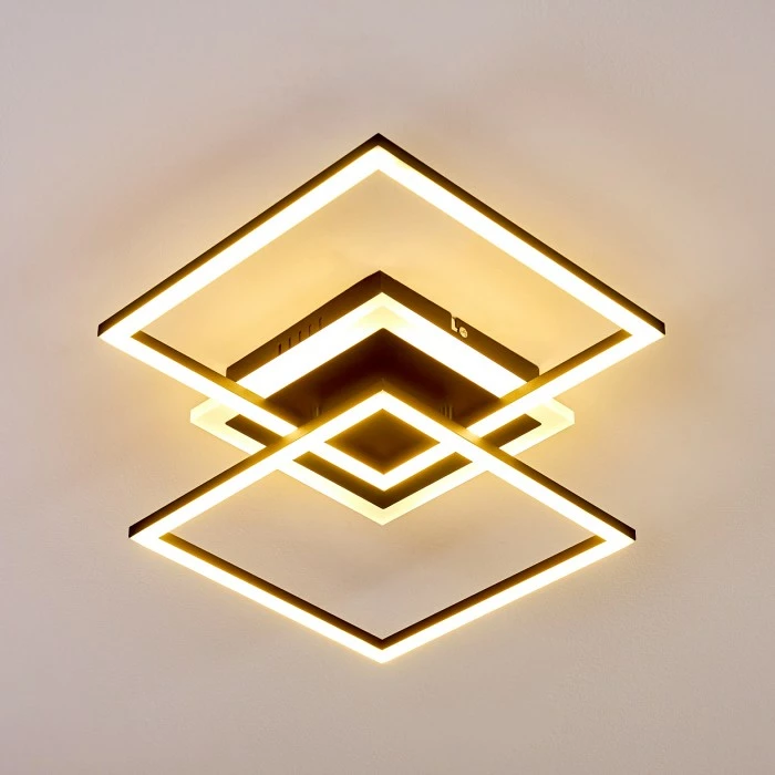 Hofstein Lithgow Deckenleuchte LED Schwarz, 1-flammig – Bild 7