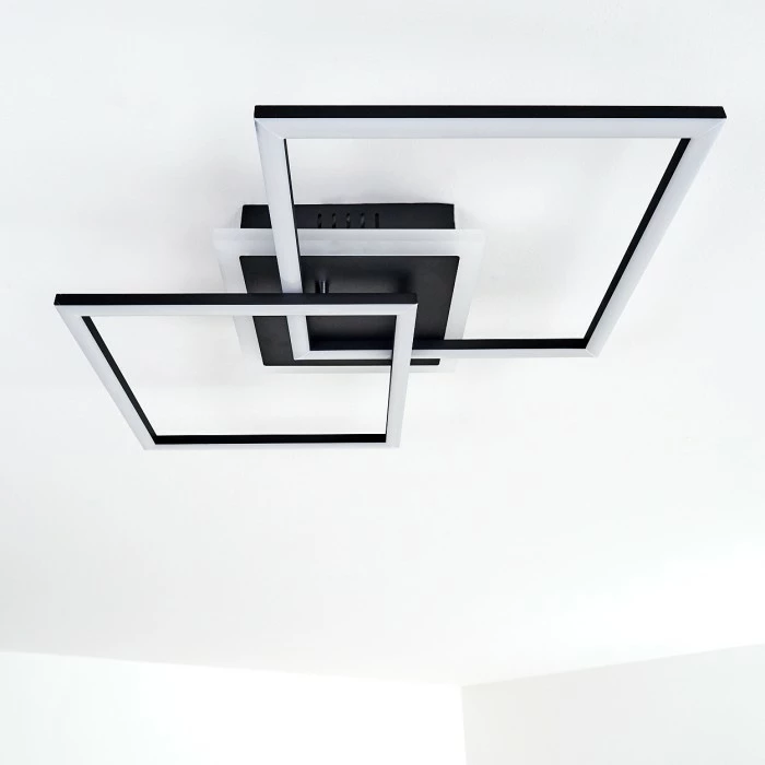 Hofstein Lithgow Deckenleuchte LED Schwarz, 1-flammig – Bild 9