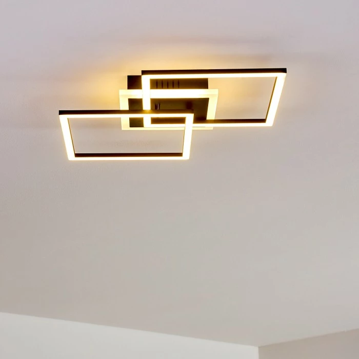 Hofstein Lithgow Deckenleuchte LED Schwarz, 1-flammig – Bild 10