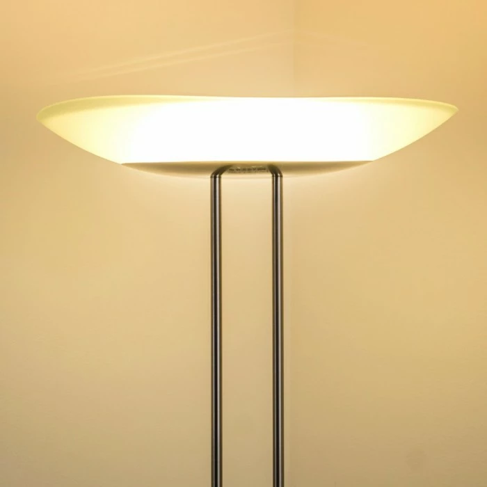 Hofstein Lucca Deckenfluter LED Edelstahl, 2-flammig – Bild 7