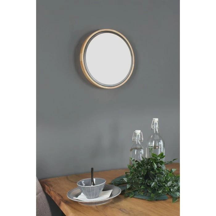 Luce Design SOLSTAR Wandleuchte LED Schwarz, Naturfarben, 1-flammig