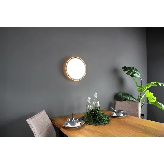 Luce Design SOLSTAR Wandleuchte LED Schwarz, Naturfarben, 1-flammig – Bild 2