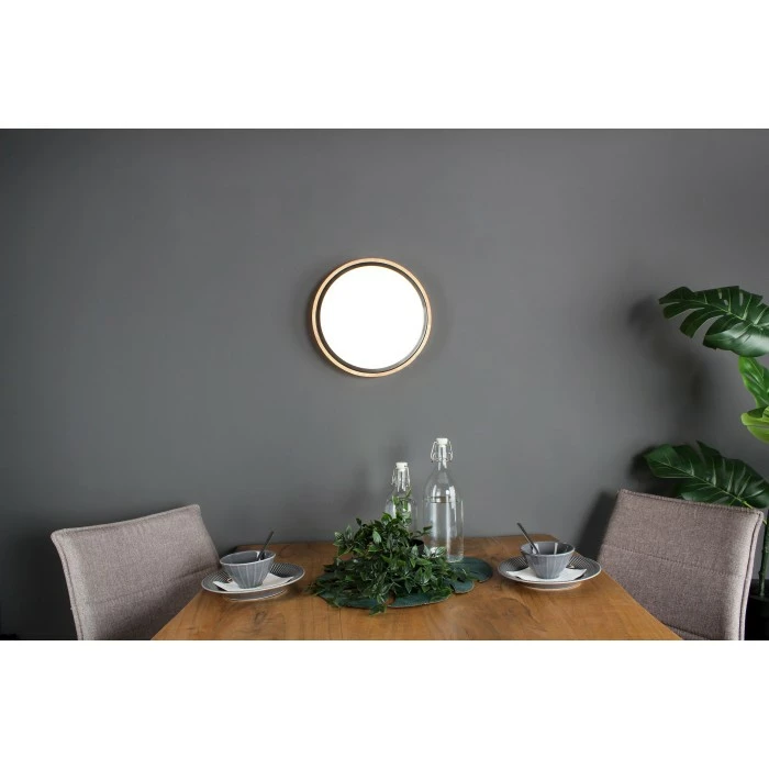 Luce Design SOLSTAR Wandleuchte LED Schwarz, Naturfarben, 1-flammig – Bild 4