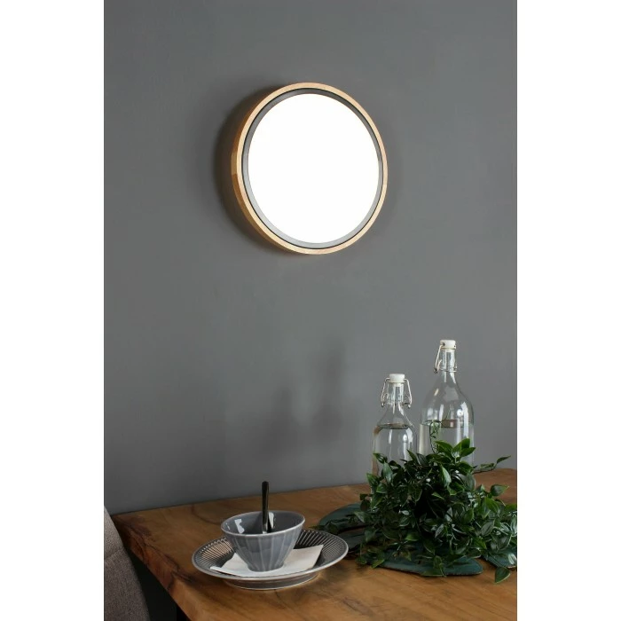 Luce Design SOLSTAR Wandleuchte LED Schwarz, Naturfarben, 1-flammig – Bild 8