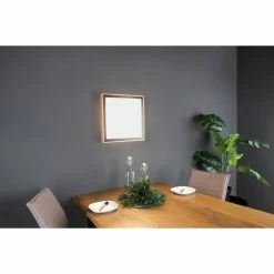 Luce Design SOLSTAR Wandleuchte LED Schwarz, Naturfarben, 1-flammig