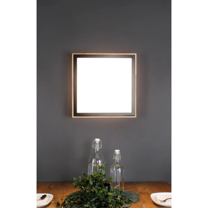 Luce Design SOLSTAR Wandleuchte LED Schwarz, Naturfarben, 1-flammig – Bild 11