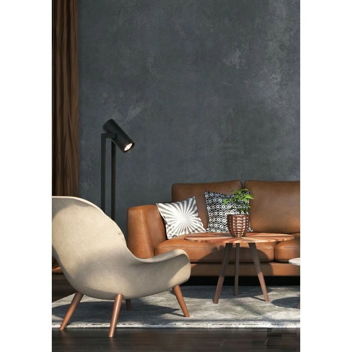 Lucide DOME Stehlampe LED Schwarz, 2-flammig – Bild 4