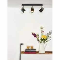 Lucide LENNERT Deckenleuchte LED Schwarz, 3-flammig