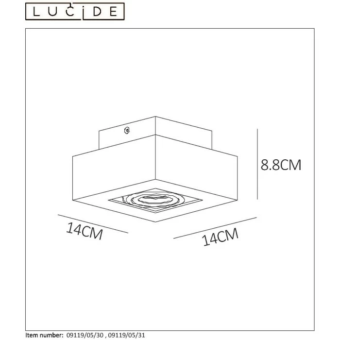 Lucide XIRAX Deckenspot LED Weiß, 1-flammig – Bild 7
