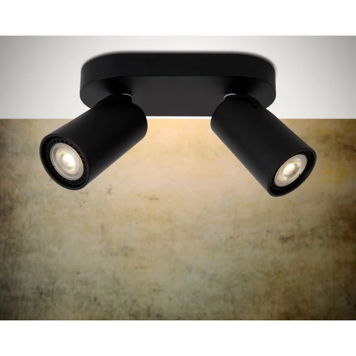 Lucide XYRUS Deckenspot LED Schwarz, 2-flammig – Bild 2